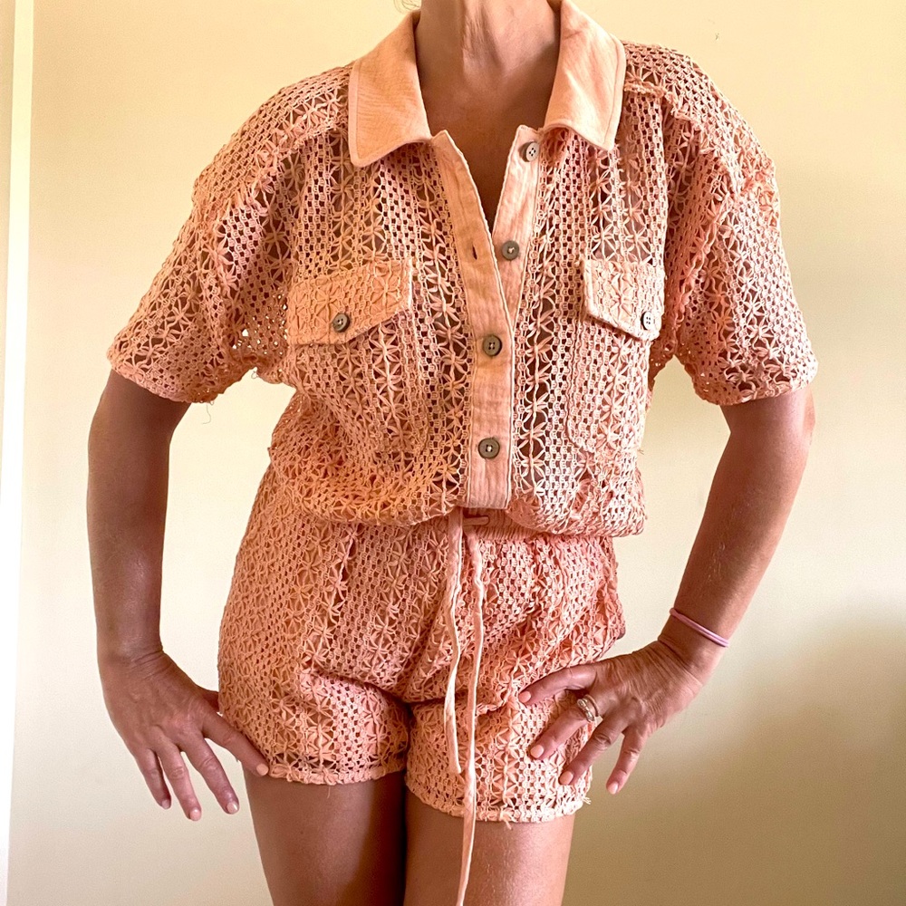 Cotton lace set